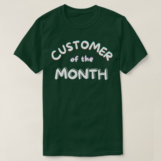 その月の顧客 Tシャツ (デザイン正面)