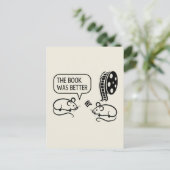 その本おもしろいは、より良いネズミのはがき ポストカード (スタンド正面)