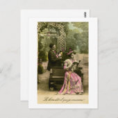 その本には「愛してる」って書いてあるの？ ポストカード (正面/裏面)