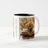 「その本の向こうに」 ツートーンマグカップ (正面右)