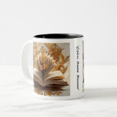 「その本の向こうに」 ツートーンマグカップ (正面左)