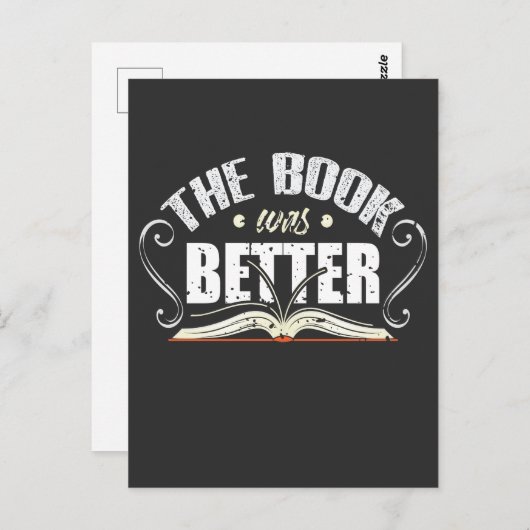 その本は良かった – 司書おもしろい人 ポストカード (正面/裏面)