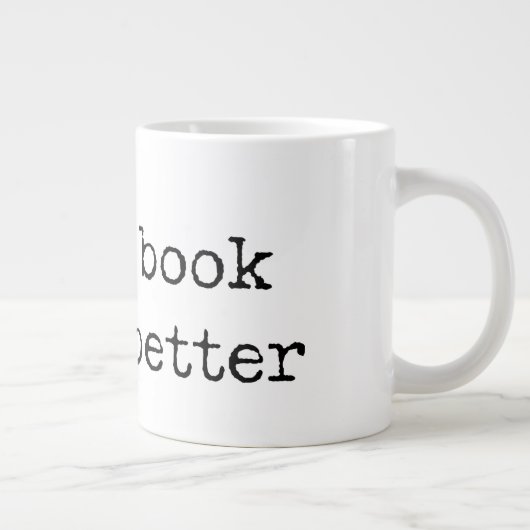 その本は読書用のマグが好かった ジャンボコーヒーマグカップ (右)