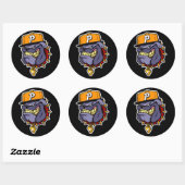 その業界の強気「マスコット」 ラウンドシール (シート)