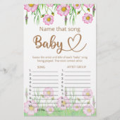 その歌の赤ちゃんシャワーのゲームの名前 (正面)