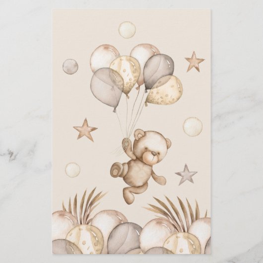 その歌の赤ちゃんシャワーのゲームの名前 (裏面)