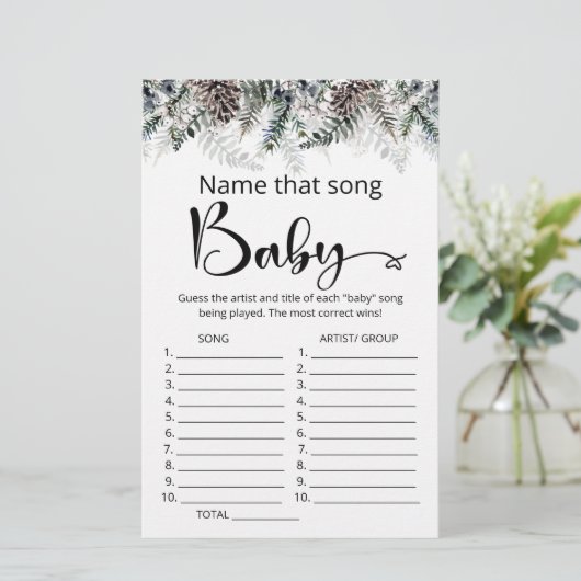 その歌の赤ちゃんシャワーのゲームの名前 (スタンド正面)