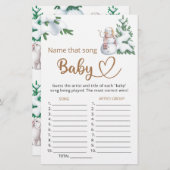 その歌の赤ちゃんシャワーのゲームの名前 (正面/裏面)