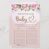 その歌の赤ちゃんシャワーのゲームの名前 (正面/裏面)