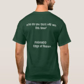 その正義は緑を作詩します Tシャツ (裏面)