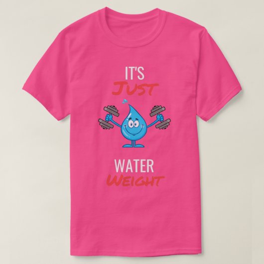 その水の量は1 Tシャツ (デザイン正面)