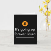 その永遠に上がるローラ、シンプル引用文Bitcoin D カード (黄色い花)