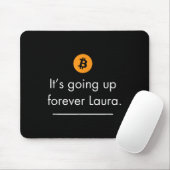 その永遠に上がるローラ、シンプル引用文Bitcoin D マウスパッド (マウス)