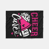 その治癒のためのがん認識度応援 フリースブランケット (正面(横))