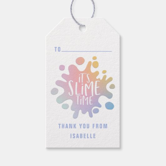 その泥だらけの時感謝してい間は ギフトタグ (正面)