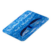 その海はホエールテールブルー海を呼んでいる マグネット (左側)