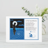 その深いでReflection_Flatカード7"x5" 案内状 (スタンド正面)