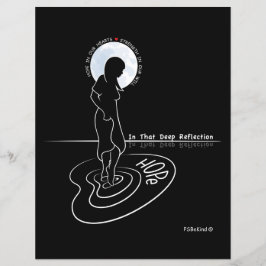 その深いでReflection_Flat紙シート11"x8.5"