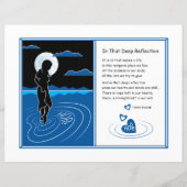 その深いでReflection_Flat紙シート11"x8.5" (正面)