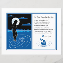 その深いでReflection_Flat紙シート11"x8.5"