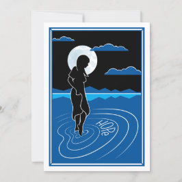 その深いリフレクション2_フラットカード5"x7" 案内状