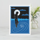 その深いリフレクション3_フラットカード5"x7" 案内状 (スタンド正面)