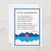 その深い反射2_ ポストカード (正面/裏面)