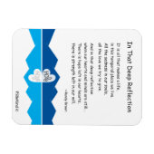 その深いReflection_3"x4"フレキシブル磁石 マグネット (横)