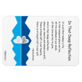 その深いReflection_4"x6"フレキシブル磁石 マグネット (横)