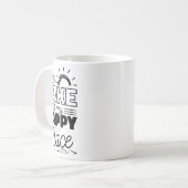 その湖は私の幸せな場所だ コーヒーマグカップ (正面左)