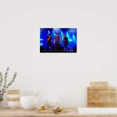 その演奏をライブで演奏する ポスター (キッチン)