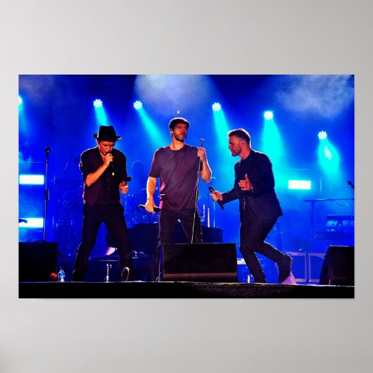 その演奏をライブで演奏する ポスター (正面)