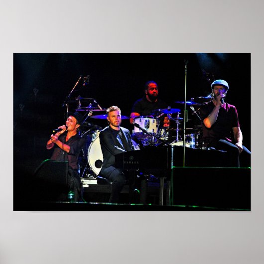 その演奏をライブで演奏する ポスター (正面)