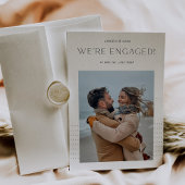 その点で |フォト婚約 案内状