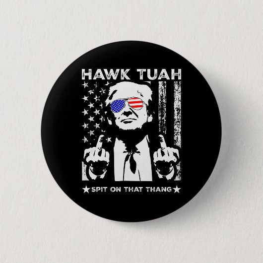 その物に青唾を吐おもしろいく4 缶バッジ (正面)