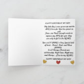 その特別な息子のためのバースデー・カード カード (内部)