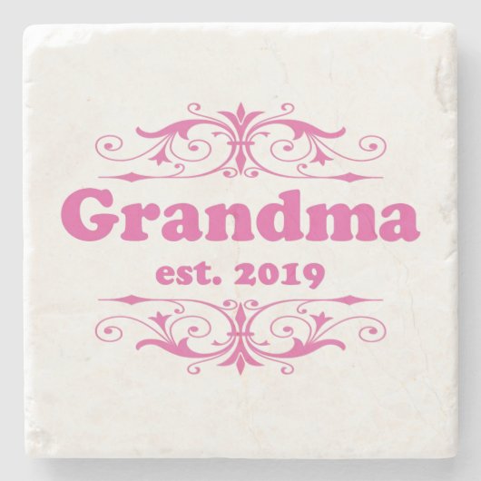 その特別な"おばあちゃん2019" ストーンコースター (正面)
