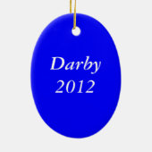 その特別なMomeのパーソナライズな陶磁器のオーナメント セラミックオーナメント (裏面)