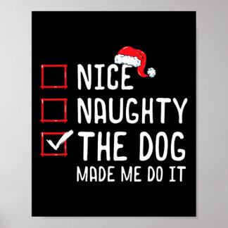 その犬いけなは私にクリスマスリストを作らせてくれた ポスター