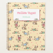 その犬のライフイエロープランナーの名前 プランナー手帳 (正面)