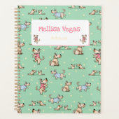 その犬のライフグリーンプランナーの名前 プランナー手帳 (正面)