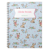 その犬の生活が並んだノート ノートブック (正面)