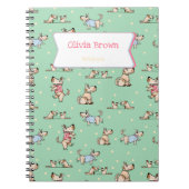 その犬の生活が並んだノート ノートブック (正面)