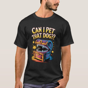 その犬を撫でてもいいですか 面白い卓上RPGデザインギフト Tシャツ