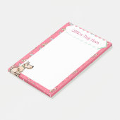 その犬ライフピンク犬パターン犬の母 ポストイット (アングル)