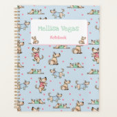 その犬ライフブループランナーの名前 プランナー手帳 (正面)