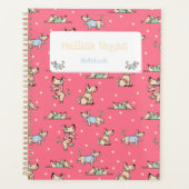 その犬ライフレッドプランナーの名前 プランナー手帳 (正面)