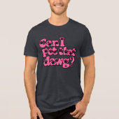 その犬触っていい? トライブレンドTシャツ (正面)