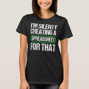 その状態のスプレッドシートを作成する Tシャツ