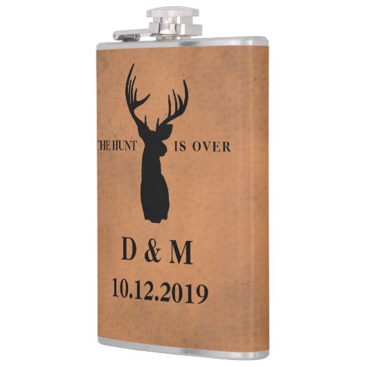 その狩りはカスタムウェディングギフト越しだ フラスク (左)